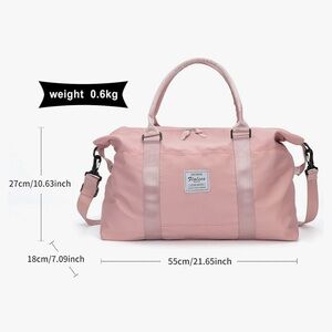 Pink Travel/Weekender Duffle Bag